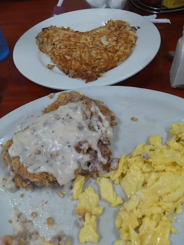Country Fried Steak 2 Eggs